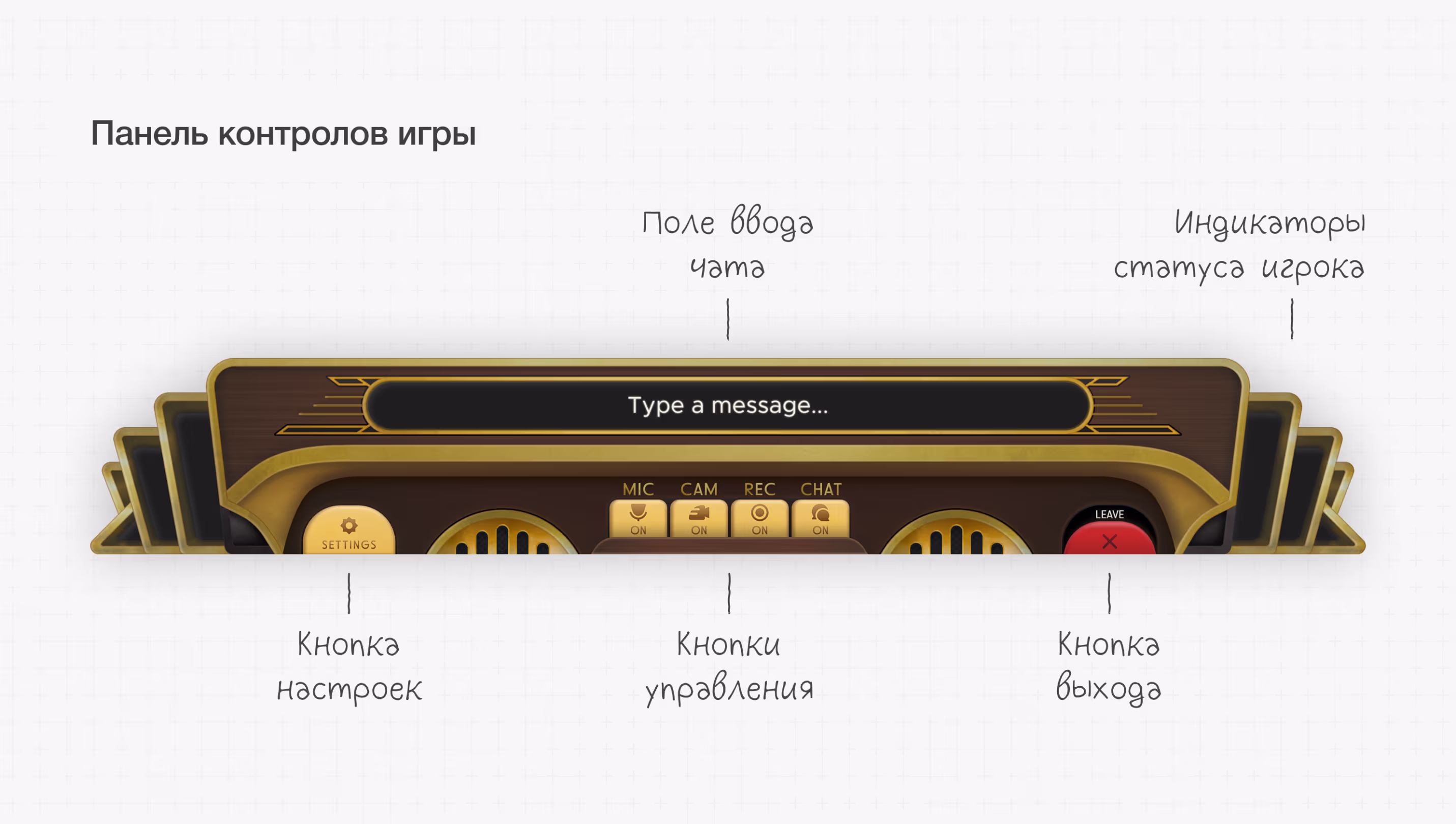 Атмосферный UI — стилистика нуар и арт-деко